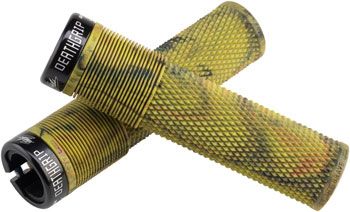 DMR DeathGrip Flangeless Grips Yellow Camo