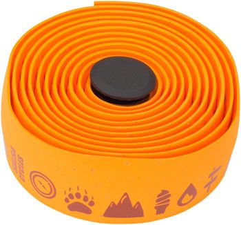 Salsa Glyph Gel Cork Bar Tape Orange