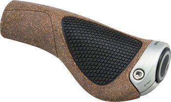Ergon GP1 BioKork Grips Lock on Black/Tan