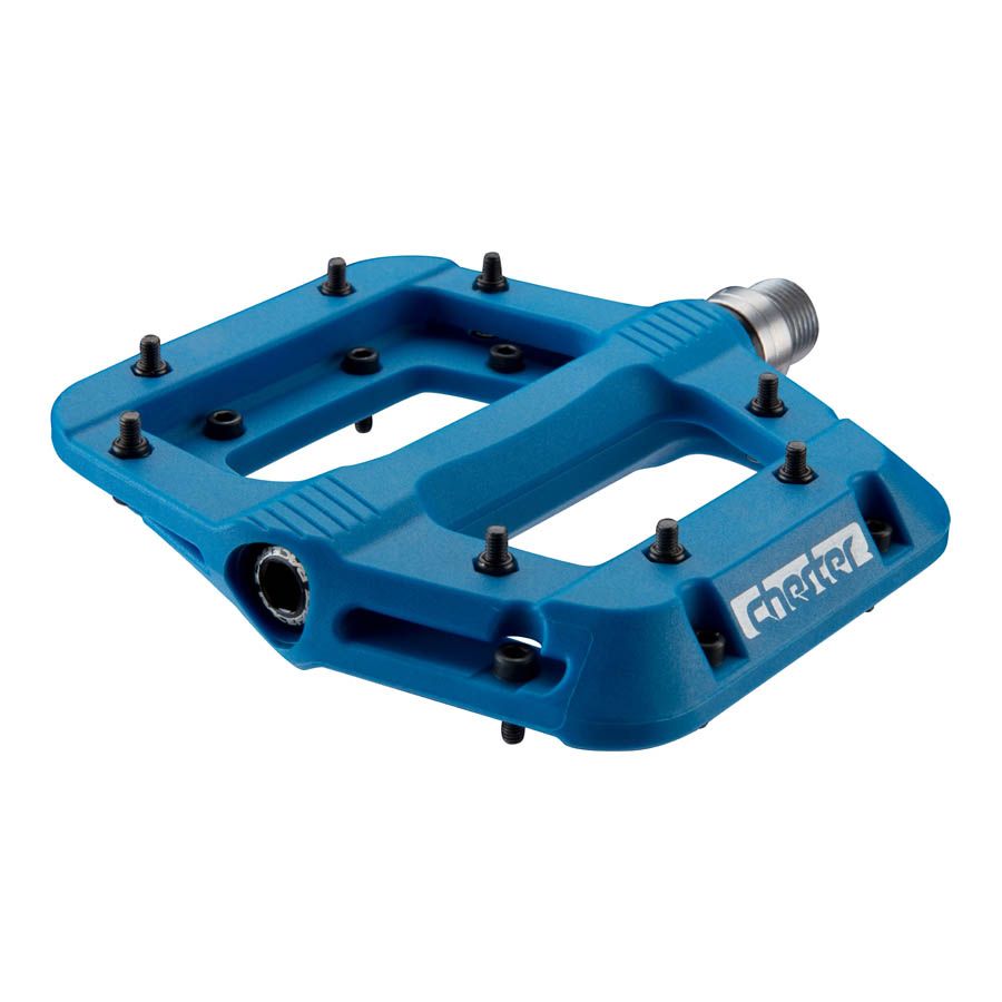 RaceFace Chester Platform Pedals, Color: Blue