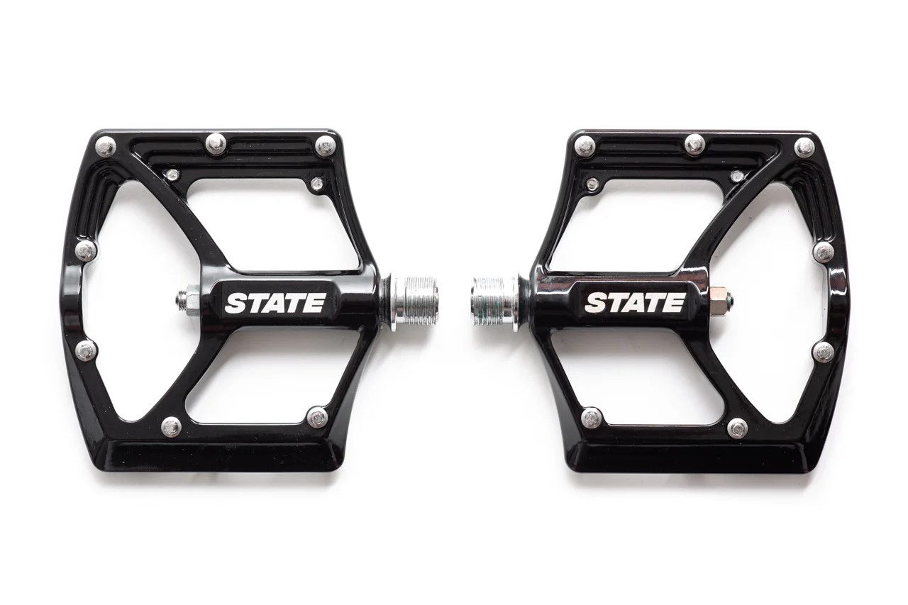 State Bicycle Co. - 3D Forged Trail Flat Pedals Trail-Ready Forged Pedals