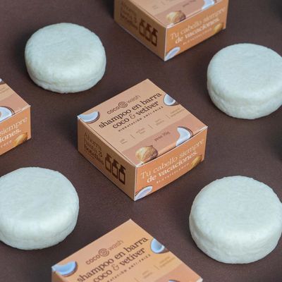 Coconut &amp; Vetiver Anti-Frizz Shampoo Bar
