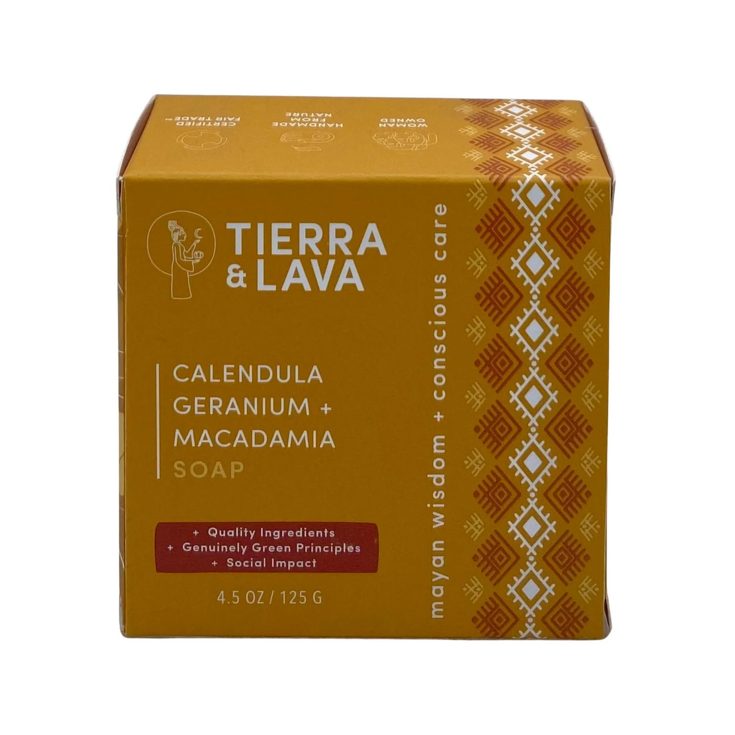 Calendula, Geranium &amp; Macadamia Soap