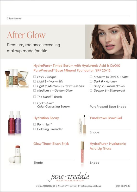 Jane Iredale After Glow Prescription Pad