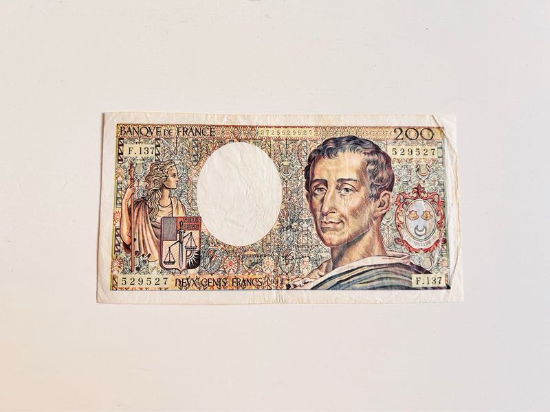 200 Francos 1992. Billetes de Francia