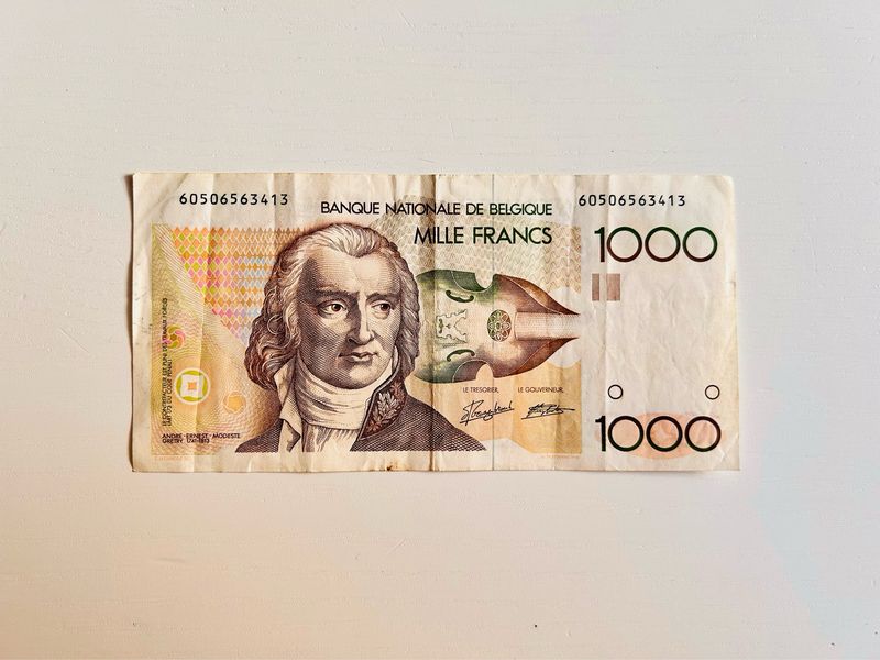 Belgique, 1000 Francs, TTB