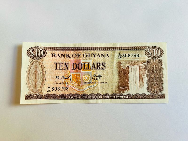 10 DOLLARS DE GUYANA