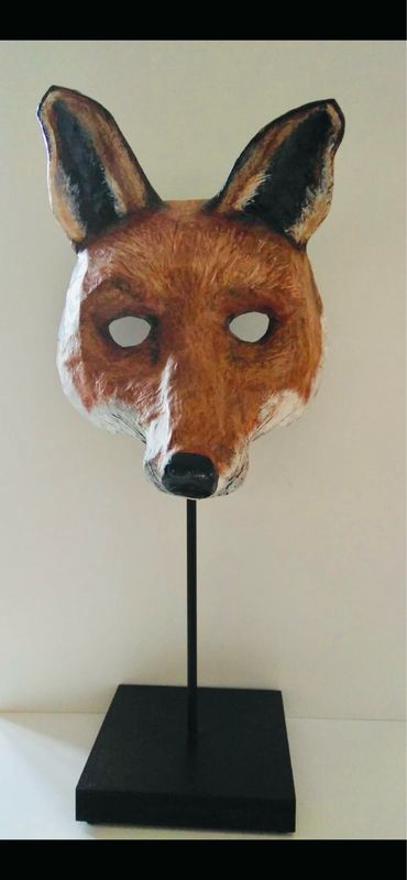 MASQUE RENARD (2022) Sculpture par Carole Le Bolloc’h