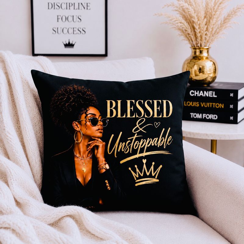 Blessed and unstoppable -Kissen