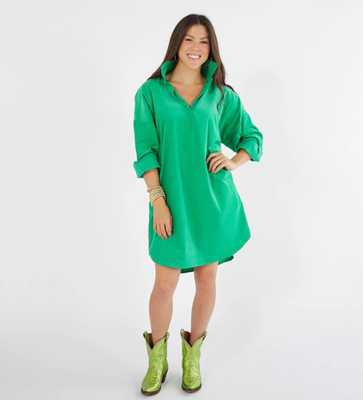 Preppy Corduroy Dress