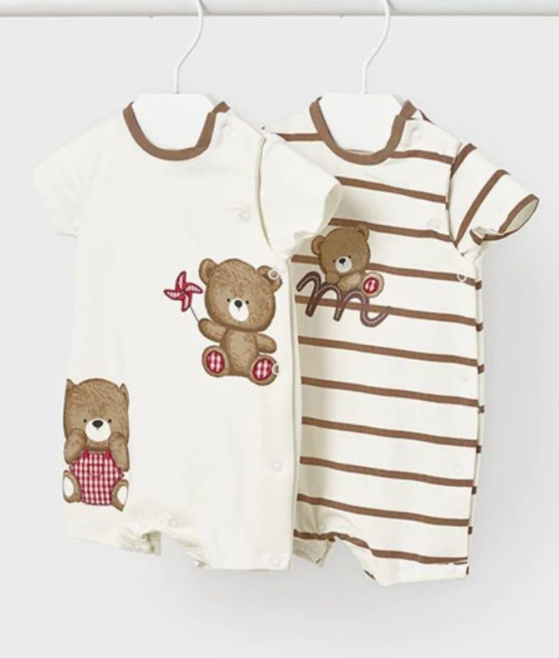 Cacao Bear Romper