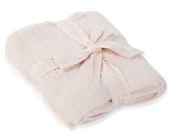 Barefoot Dreams Ribbed Blanket, Color: Pink