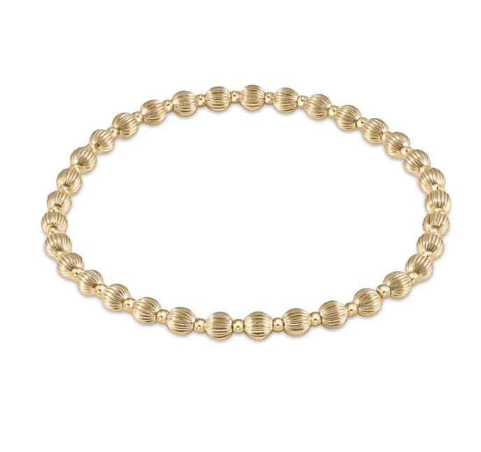 Enewton Extends Dignity Grateful Gold Bracelet, Size: 4mm