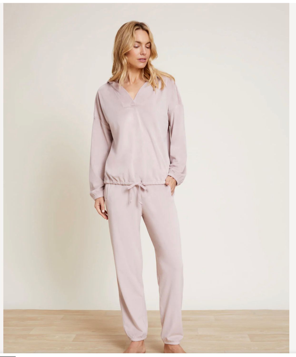 Luxechic Hoodie, Color: Faded Rose, Size: Small
