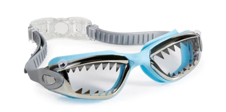 Jawsome Swim Goggles, Color: Baby Blue Tip