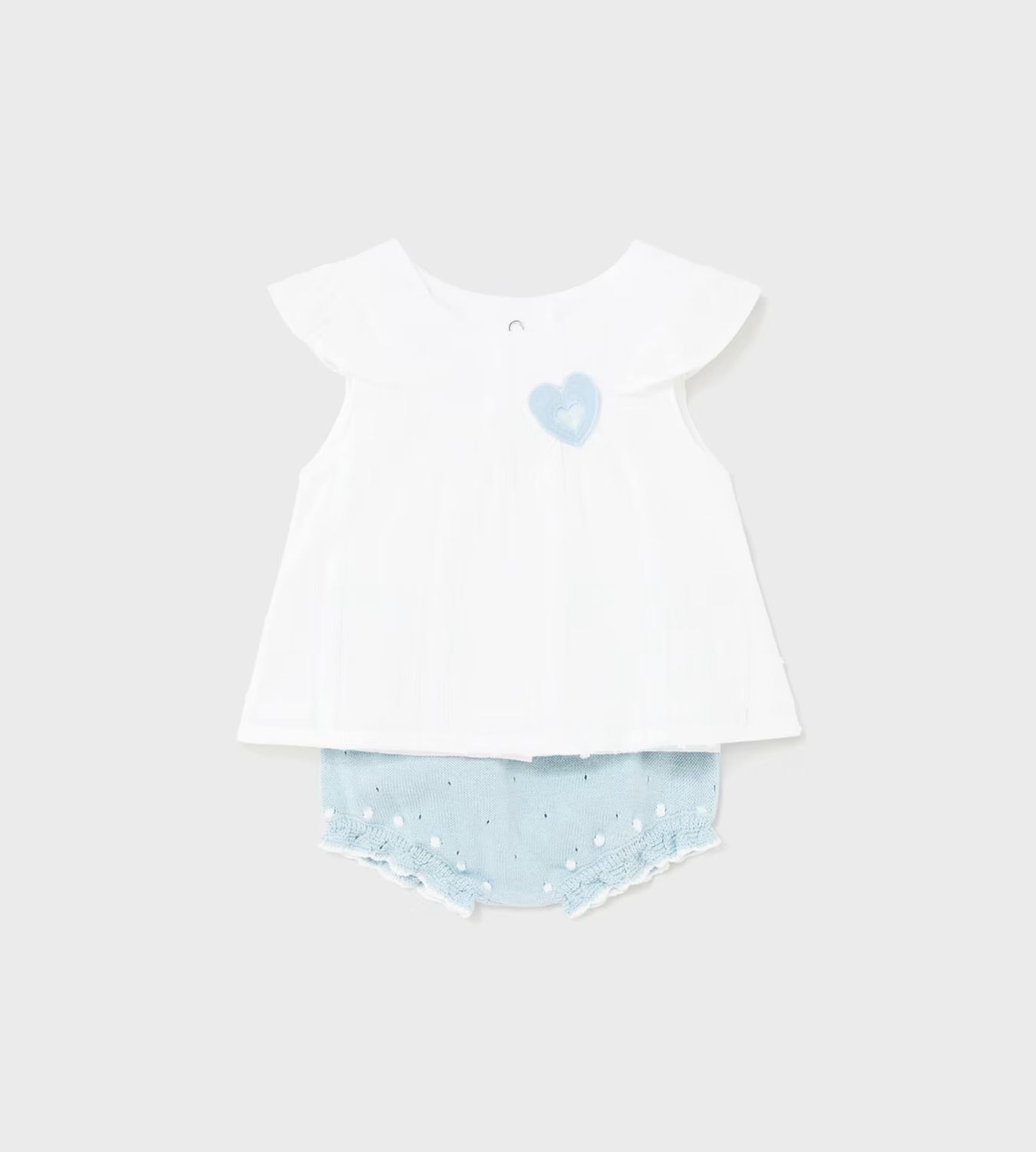 Tricot Short Set, Size: 0-1. Newborn