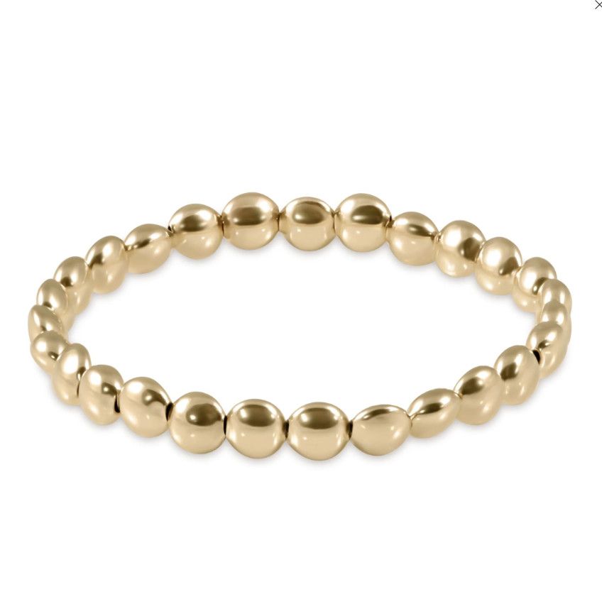 Honesty Gold Bracelet, Size: 6mm