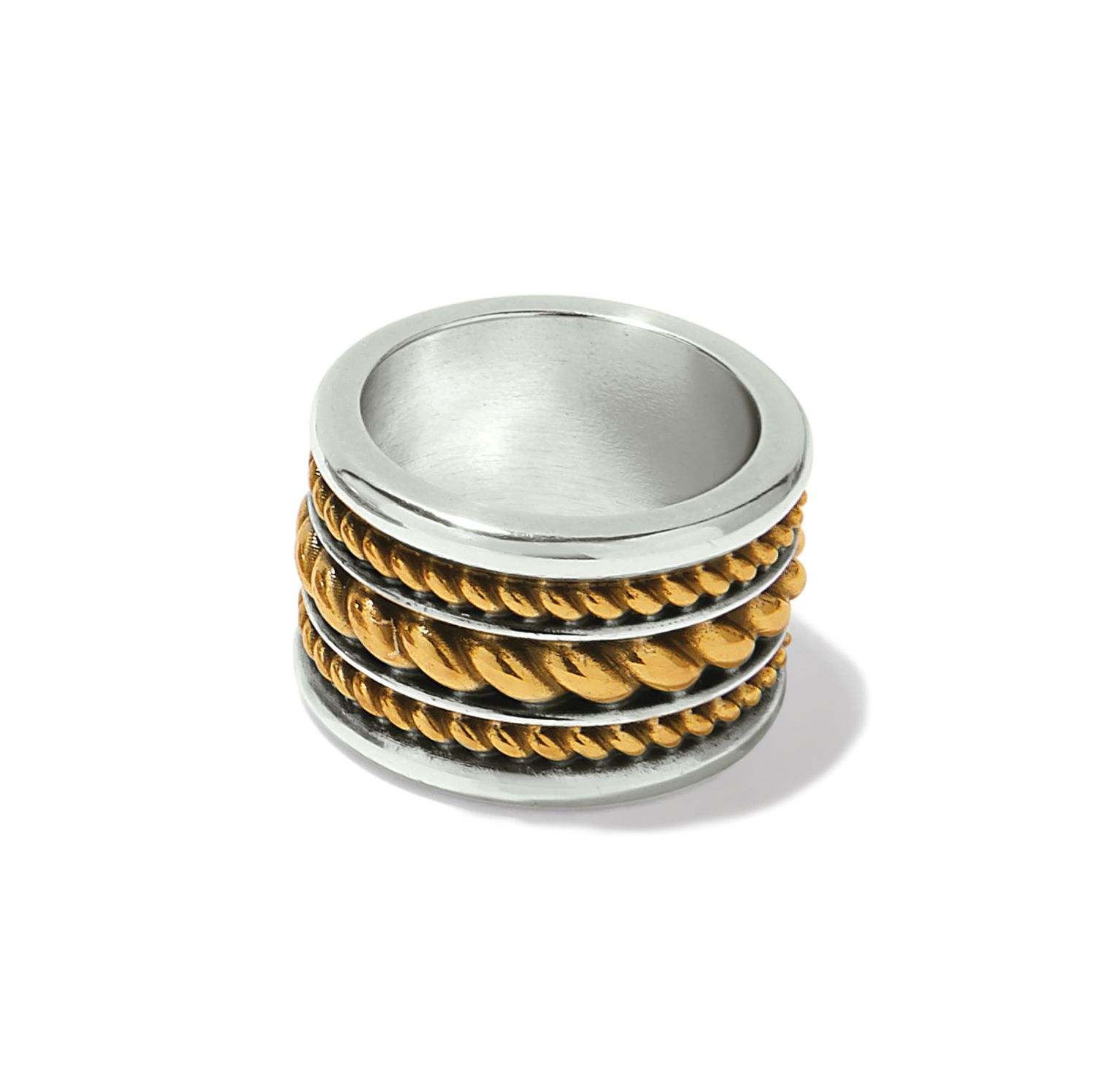 Monete Wide Ring, Size: 5