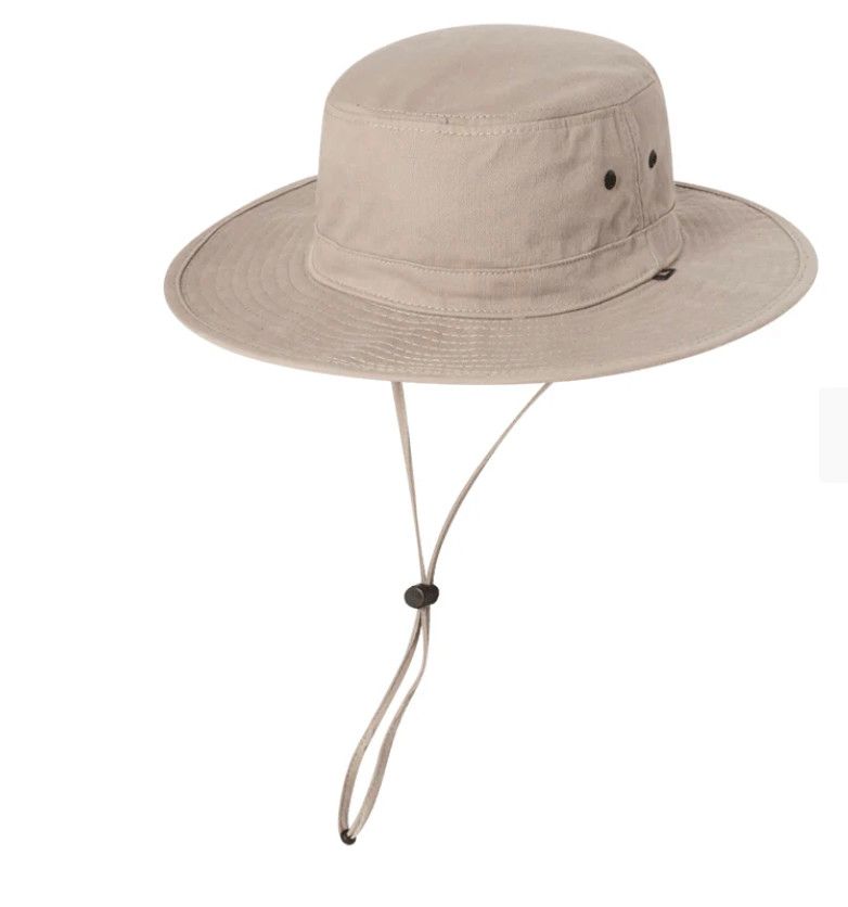 Khaki Mens Mid Brim-Walkabout, Size: L/XL