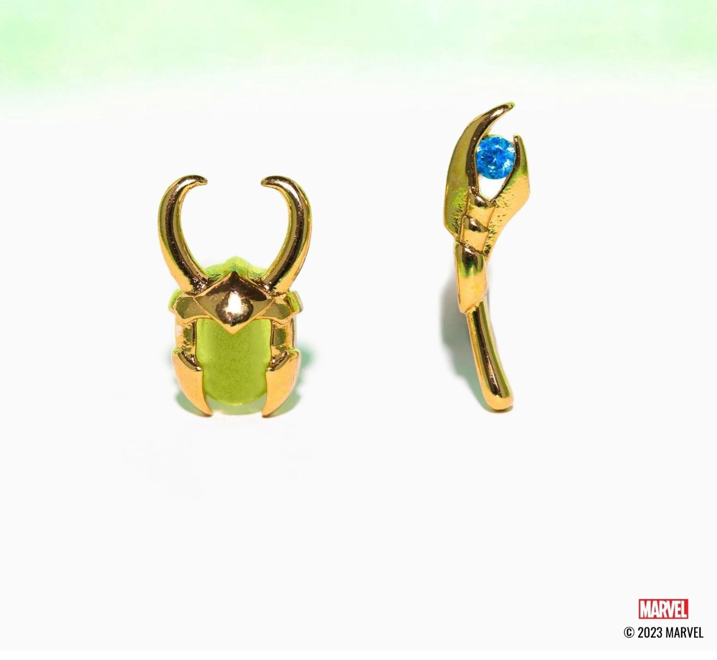 Marvel&#39;s Loki Studs, Color: Gold