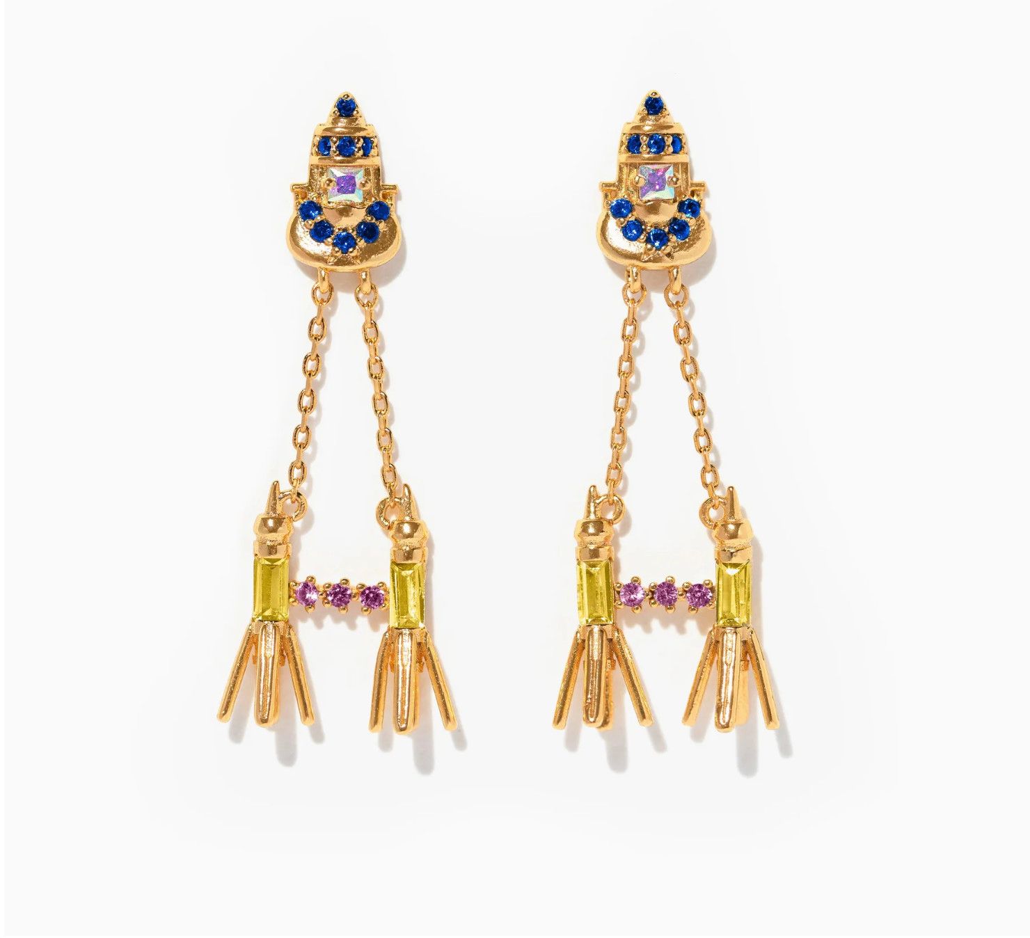 Star Wars™ Anakin Skywalker&#39;s™ Podracer Dangle Earrings, Color: Gold