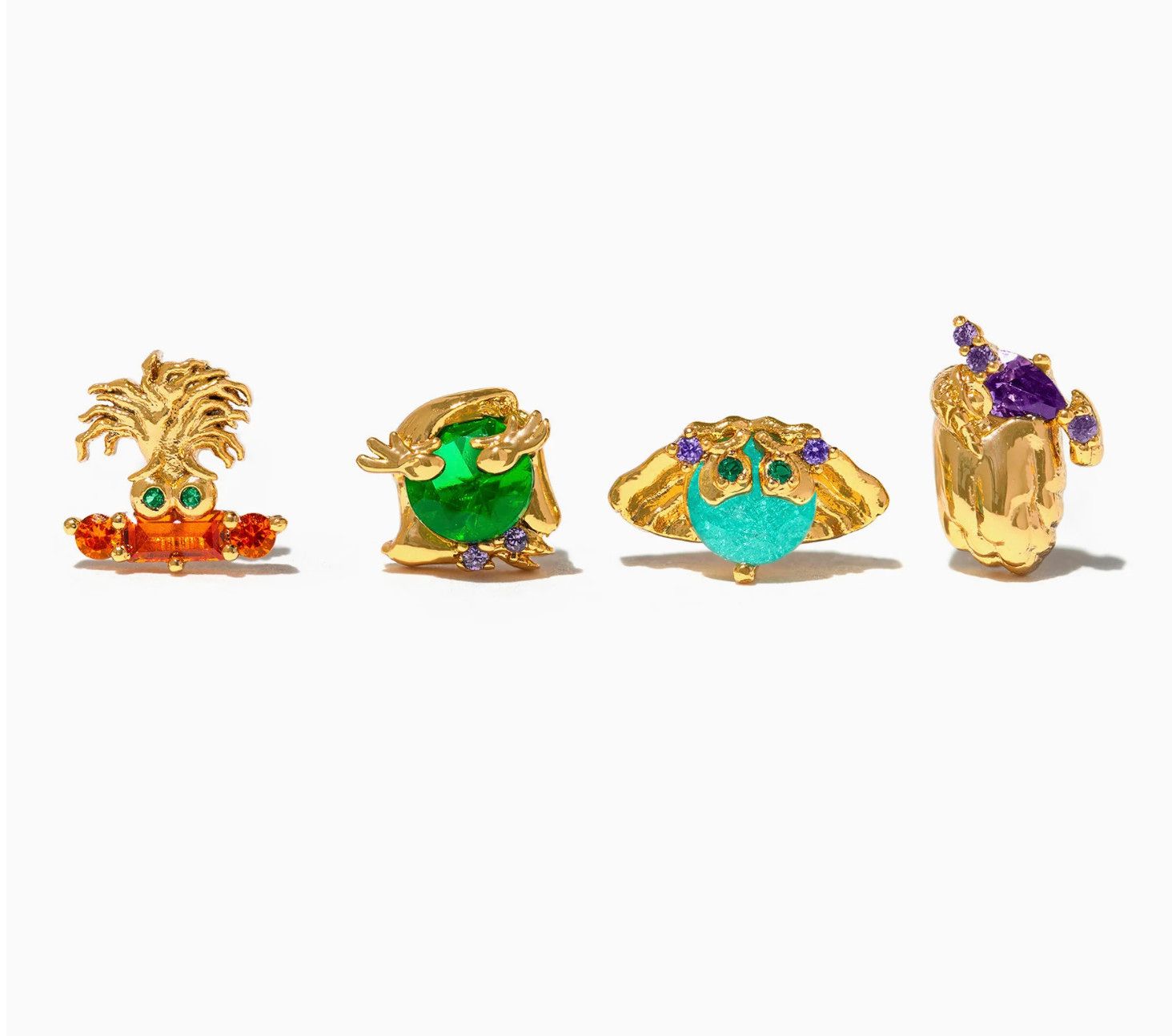 Pixar Inside Out 2 New Feelings Stud Set, Color: Gold