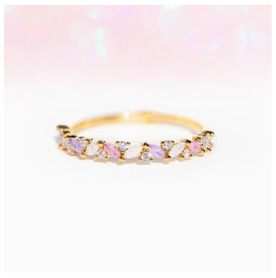 Snow Peaks Ring, Color: Gold, Size: 7