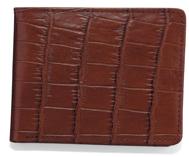 Rockefeller Passcase Brown Bifold Wallet
