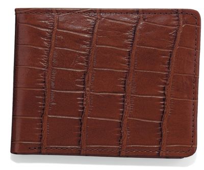Rockefeller Passcase Brown Bifold Wallet