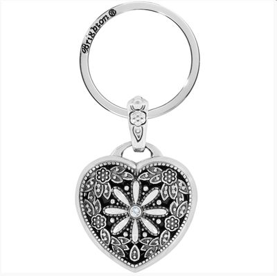 Floral Heart Key Fob