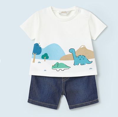 Denim Dino Outfit