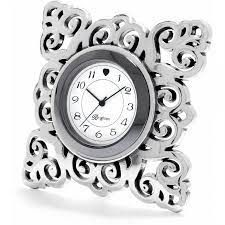 Geneva Clock Silver