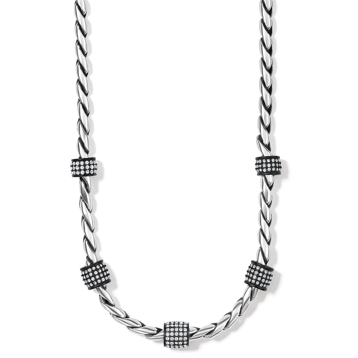Meridian Black/Silver  Necklace