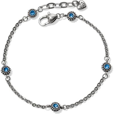 Twinkle Anklet Silver Sapphire