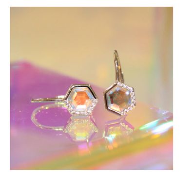 CL Stardust Lever Back Earrings