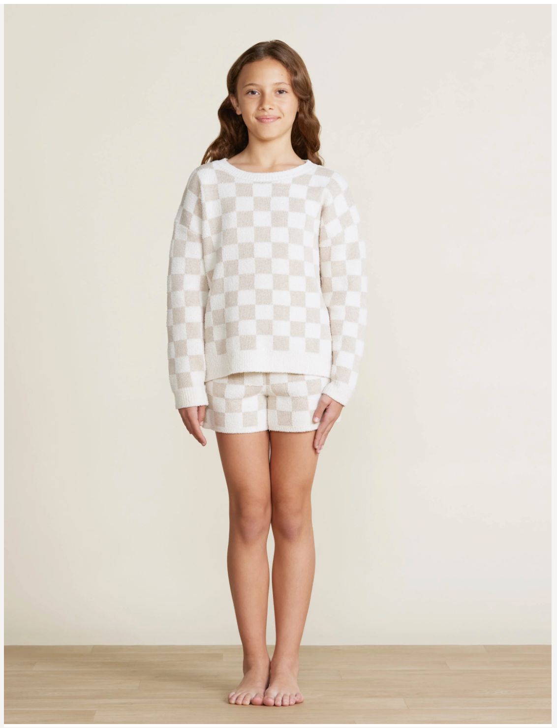 Cozychic Cottnon Checkered Pullover