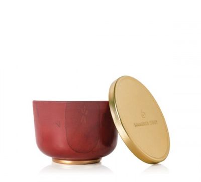 Simmered Cider Poured Candle Tin with Gold Lid