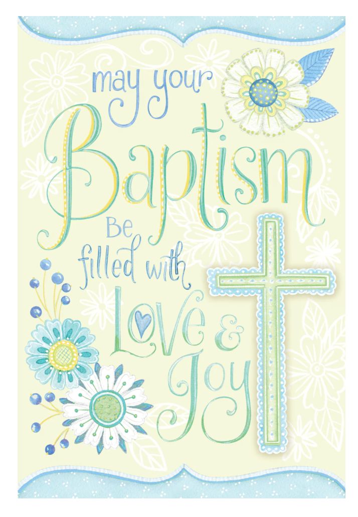 Love &amp; Joy Baptism Card