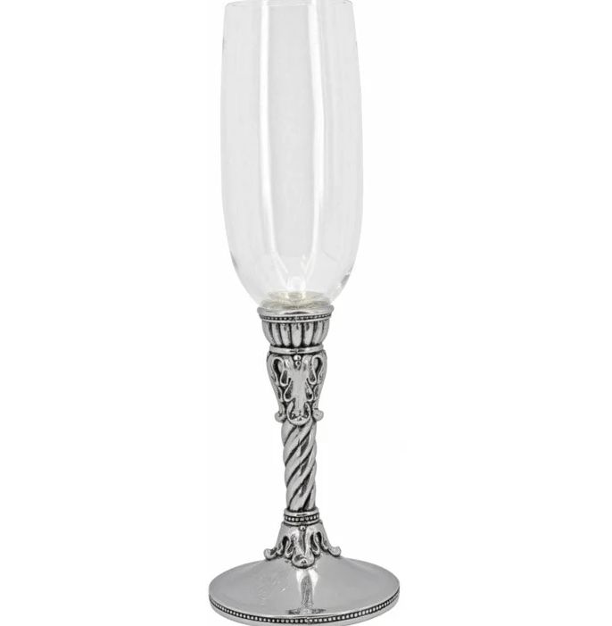Celebration Champagne Flute Silver