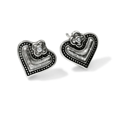 Luna Heart Mini Post Earrings