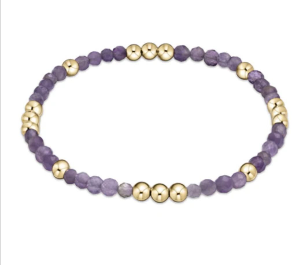 Worthy Pattern 3mm Gemstone Bracelet