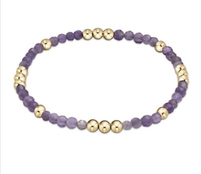 Worthy Pattern 3mm Gemstone Bracelet