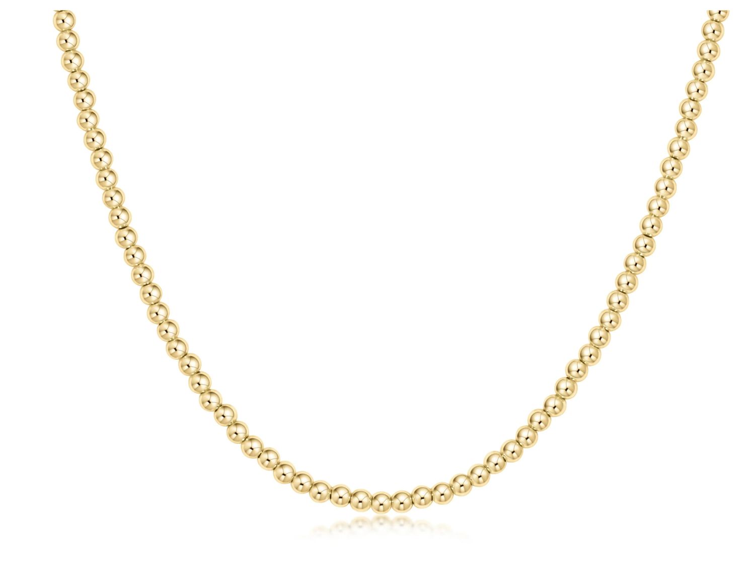 Classic Gold Bead Choker 