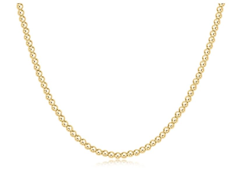 Classic Gold Bead Choker 