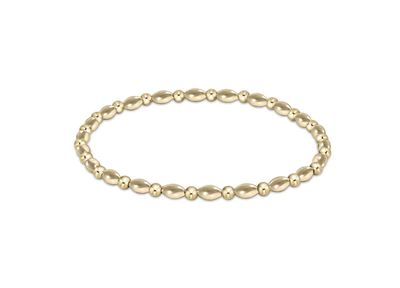 Harmony Grateful Gold Bead Bracelet