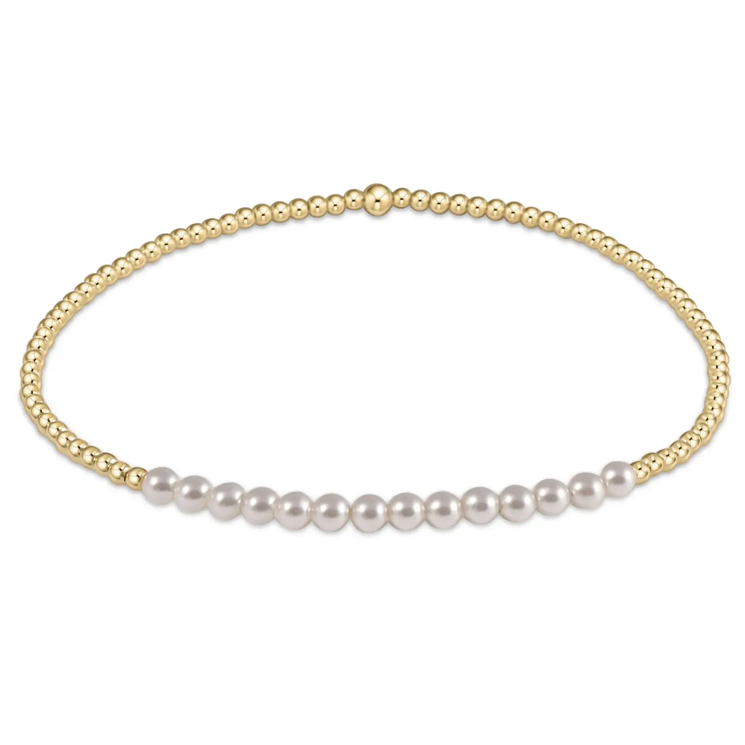 Classic Gold Bliss Pearl Bracelet