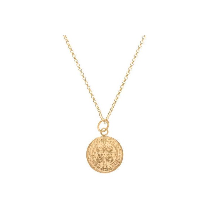 16&quot; Large Gold Blessings Charm Necklace