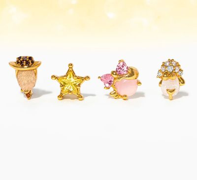 Pixar Toy Story Woody &amp; Bo Peep Earring Set