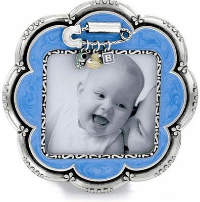 Baby Love Blue Flower Frame