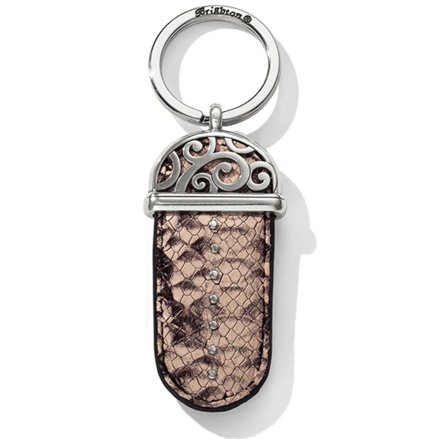 Snake Printed Pretty Tough Key Fob